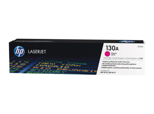 Toner HP CF353A magenta kapasitet 1000 sider med 5 % dekning 